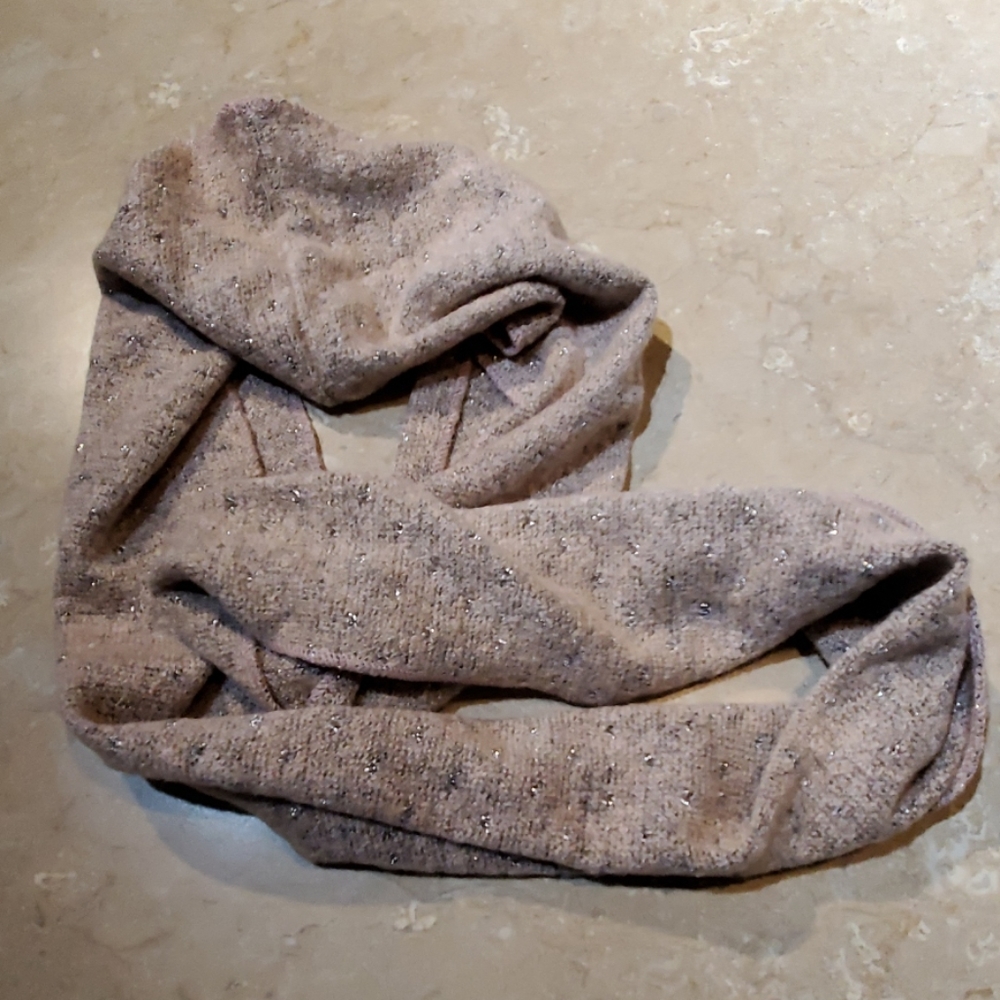 Tucker & Tate Pink & Silver Sparkle Infinity Scarf
